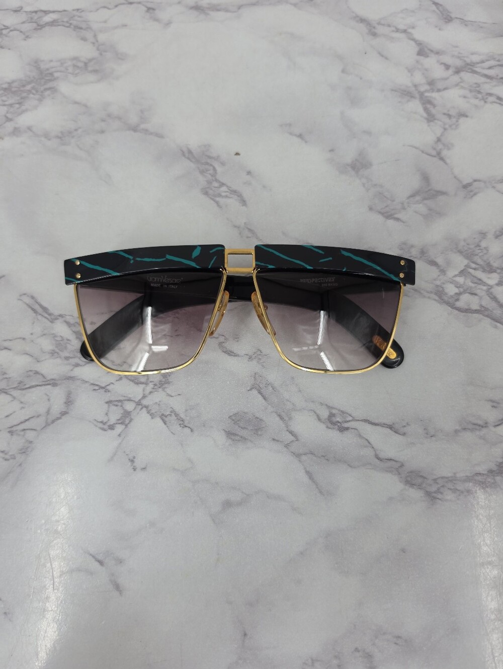 Gianni Versace Perspectives 402 910 Sunglasses Vintage 80s ASO Lady Gaga - Picture 3 of 16